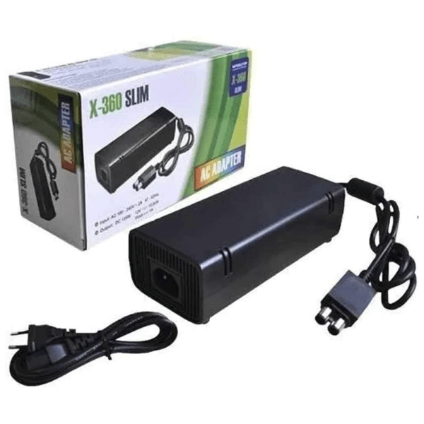 Fonte Xbox 360 Slim Bivolt 2 Pinos - Feir