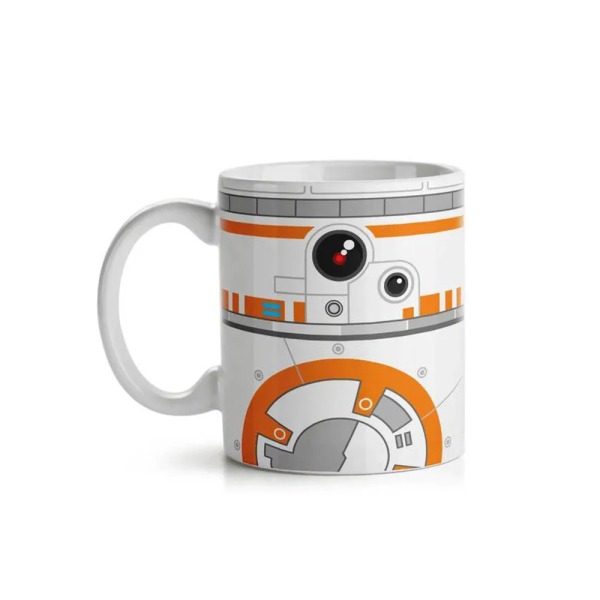 Caneca Laranja Side Faces - BB-8