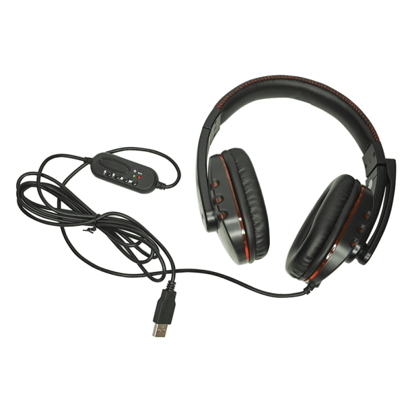 Headset F-215 USB Vermelho - Feir
