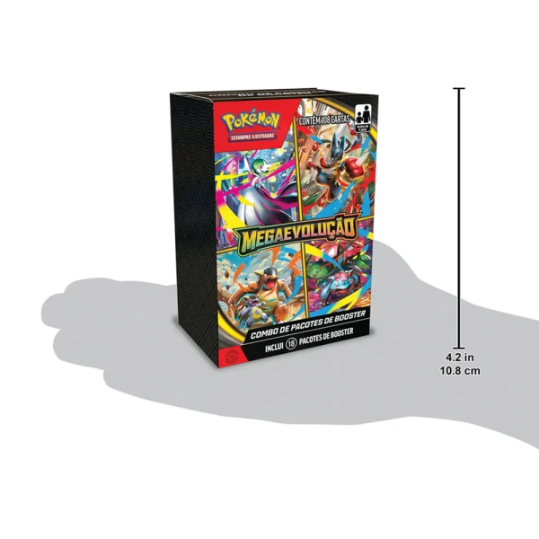 Box Pokémon de Pacotes de Booster - Megaevolução
