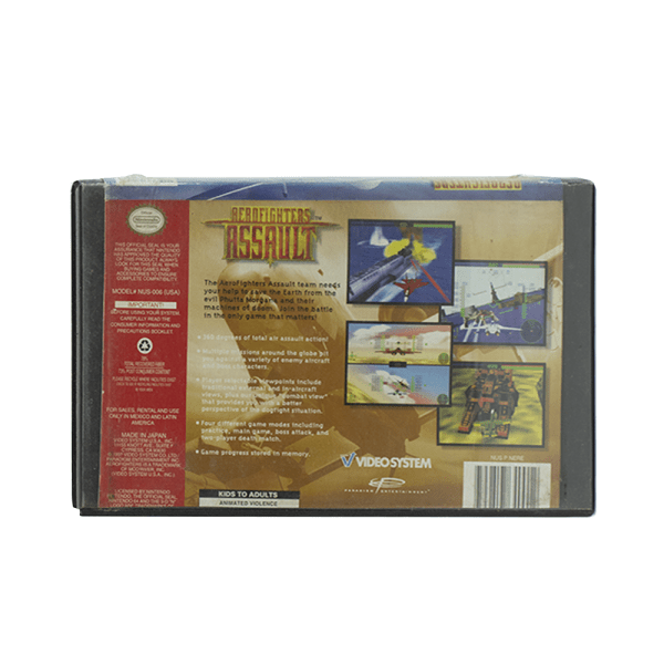 Jogo Aerofighters Assault Caixa - Nintendo 64 (Seminovo)