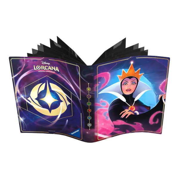 Portfólio Lorebook para Cartas - Disney Lorcana: Rainha Má