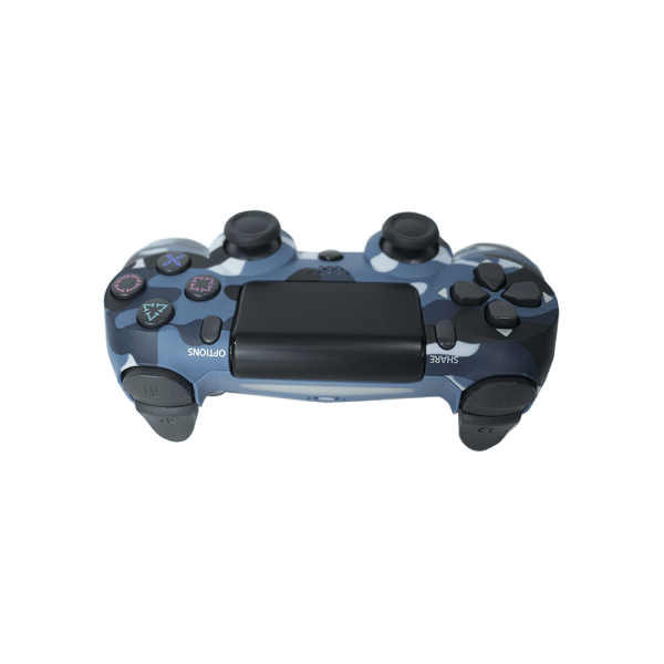 Controle Double-Motor Vibration Azul Camuflado - PS4