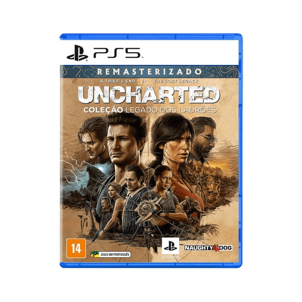 Jogo Uncharted Remasterizado Legado dos Ladrões - PS5