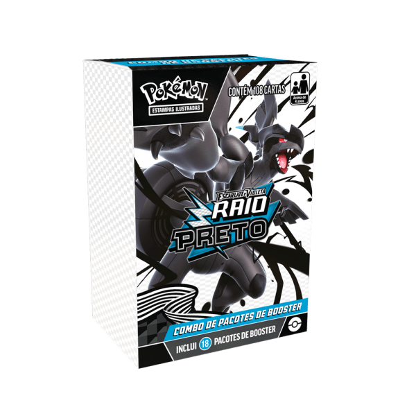 Box Pokémon Escarlate e Violeta - Raio Preto