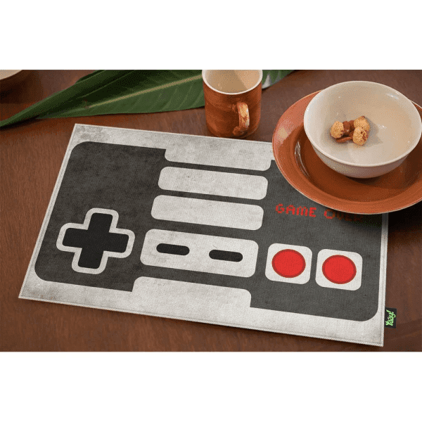 Jogo Americano Gamer Joystick Retro - 2 peças