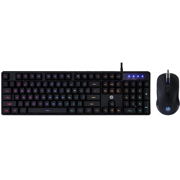 Kit Teclado e Mouse HP KM200 USB Gaming - Preto