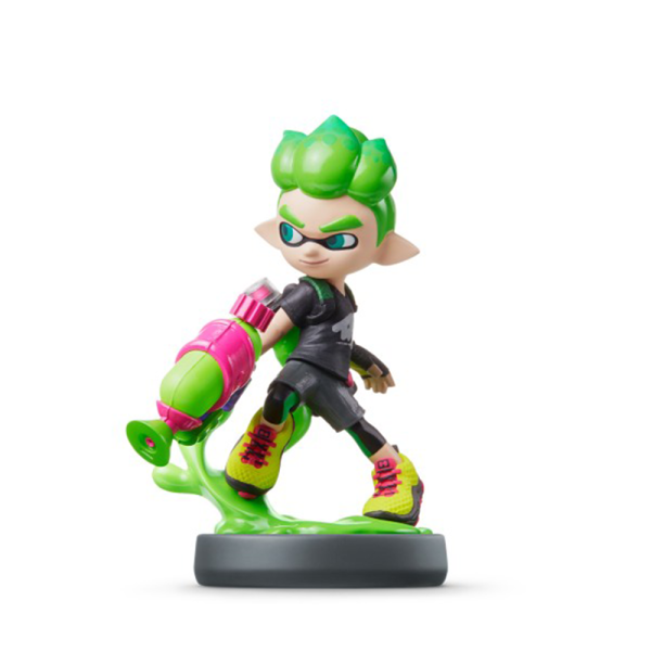 Amiibo Inkling Boy Neon Green - Splatoon Collection