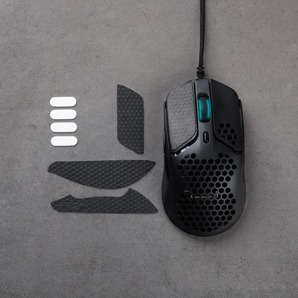 Mouse com fio HyperX Pulsefire Haste HMSH1-A-BK/G RGB 16.000DPI - Preto