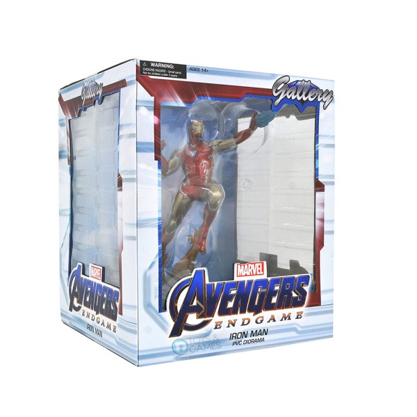 Boneco Marvel Vingadores Ultimato Homem de Ferro - Diamond Select Toys