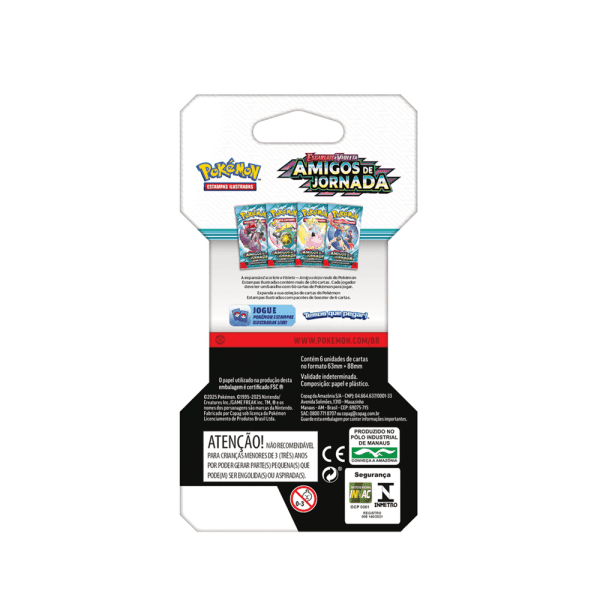 Blister Unitário Pokémon Escarlate e Violeta: Amigos de Jornada - Zoroark