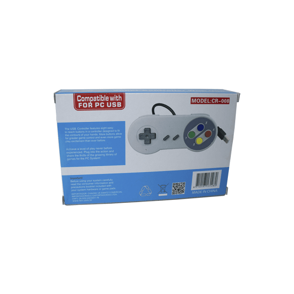Controle Super Nintendo USB - CR-008