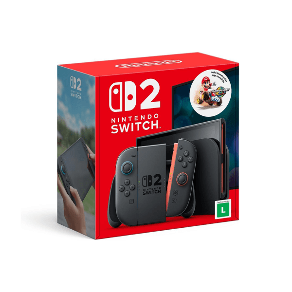 Console Nintendo Switch 2 + Jogo Mario Kart World - Preto