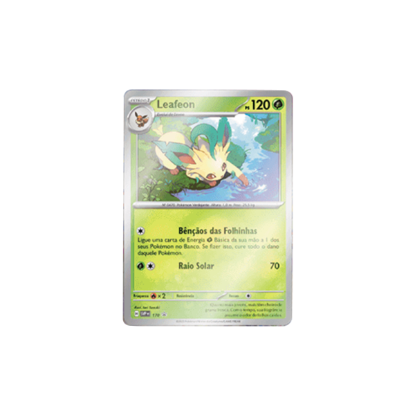 Blister Triplo Pokémon Escarlate e Violeta: Evoluções Prismáticas - Leafeon