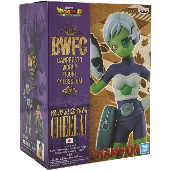 Boneca Dragon Ball Super World Figure Colosseum 2 Special Cheelai - Bandai 20362
