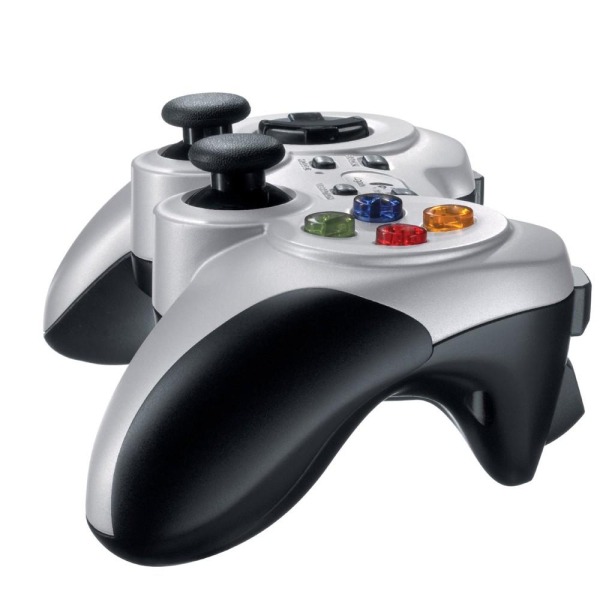 Controle de Jogos sem fio Logitech F710 para PC e TV 940-000117 - Prata