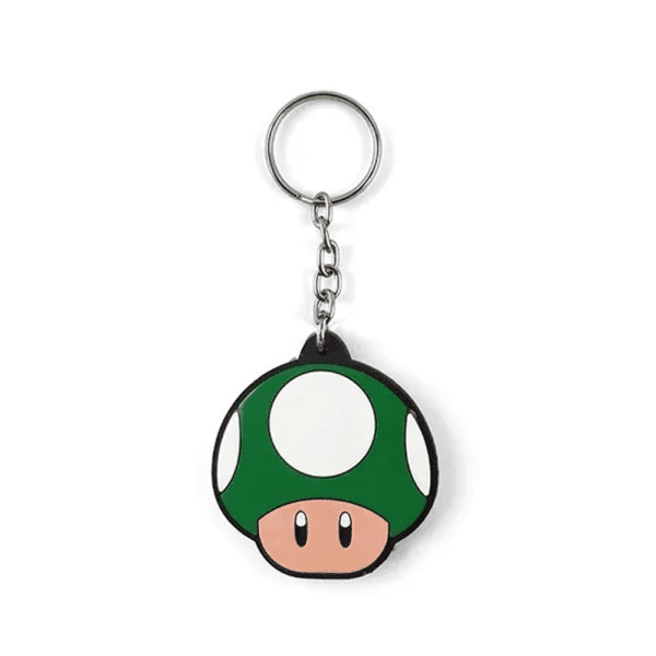 Chaveiro Cogumelo 1 Up Mario - Verde Chaveiro Cogumelo 1 Up Mario - Verde