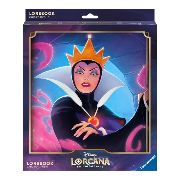 Portfólio Lorebook para Cartas - Disney Lorcana: Rainha Má