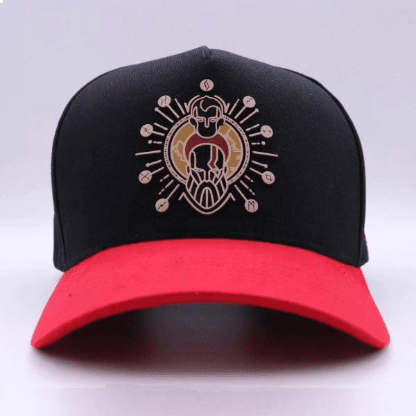 Boné Playstation God of War God and Son - Preto e Vermelho