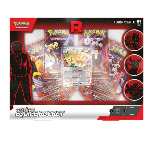 Box Pokémon Coleção EX: Equipe Rocket - Persian
