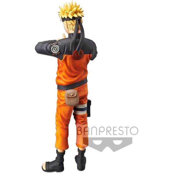 Boneco Naruto Shippuden Grandista Nero Uzumaki Naruto - Bandai 22546