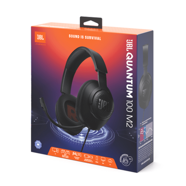 Headset Gamer JBL Quantum 100M2 - Preto