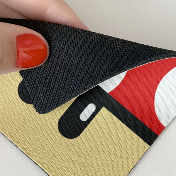 Jogo de Porta Copos Cogumelos e Blocos - 4 peças Jogo de Porta Copos Cogumelos e Blocos - 4 peças