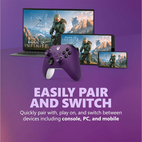 Controle Xbox Series X/S sem fio Astral Purple - Microsoft