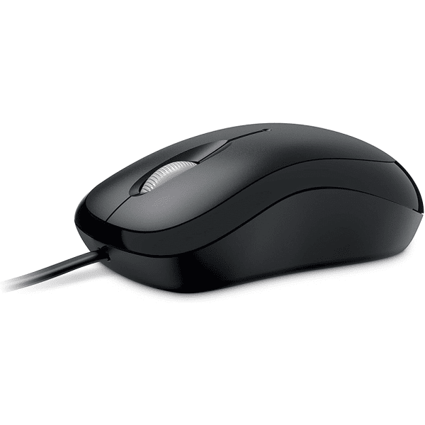 Mouse com fio Microsoft Basic - Preto