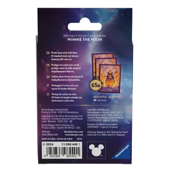 Protetor de Cartas Disney Lorcana - Winnie The Pooh