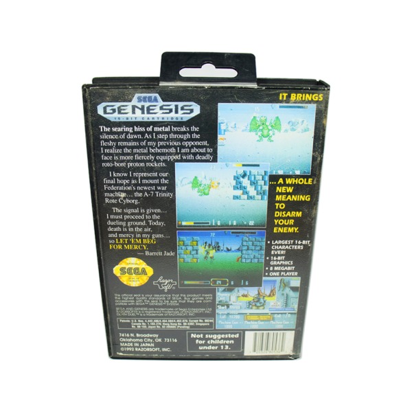 Jogo Death Duel Caixa - Mega Drive (Usado)