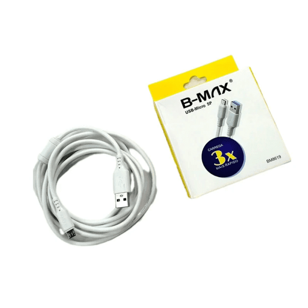 Cabo de carregamento B-MAX Micro USB - PS4
