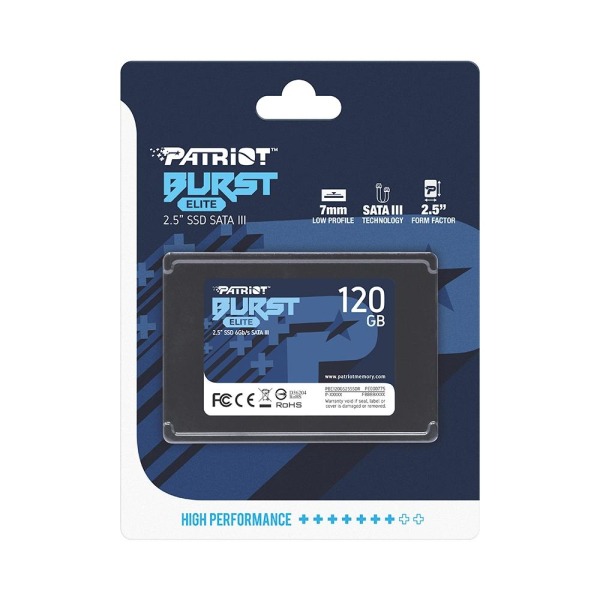SSD Sata III Patriot Burst Elite PBE120GS25SSDR - 120GB