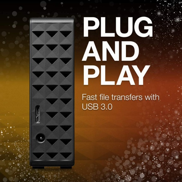 HD Externo Expansion Seagate 14TB STEB14000400 - Preto