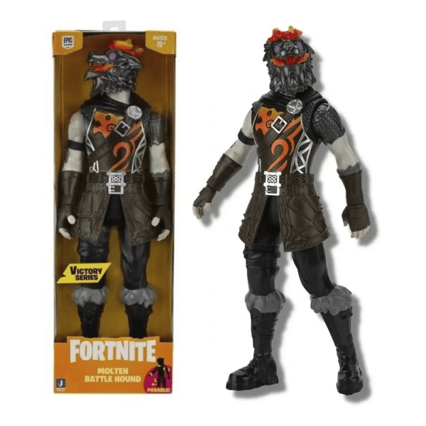 Boneco Fortnite Molten Battle Hound: Figuras de 12" - Cód 2069