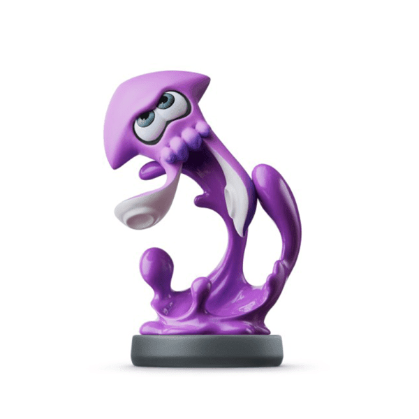 Amiibo Inkling Squid Neon Purple - Splatoon Collection