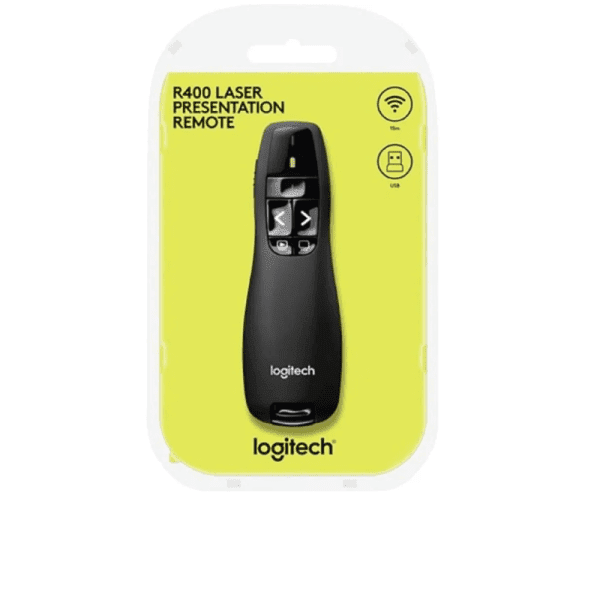 Apresentador com Laser Pointer R400 - Logitech