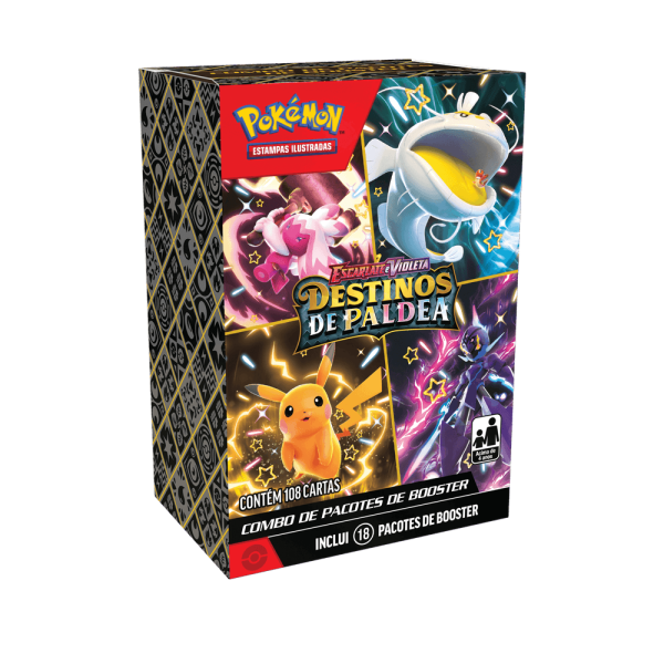 Box Pokémon Escarlate e Violeta - Destinos de Paldea