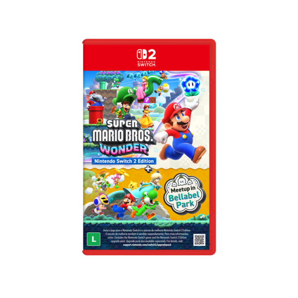 Jogo Super Mario Bros. Wonder + Meetup in Bellabel Park - Nintendo Switch 2 Jogo Super Mario Bros. Wonder + Meetup in Bellabel Park - Nintendo Switch 2