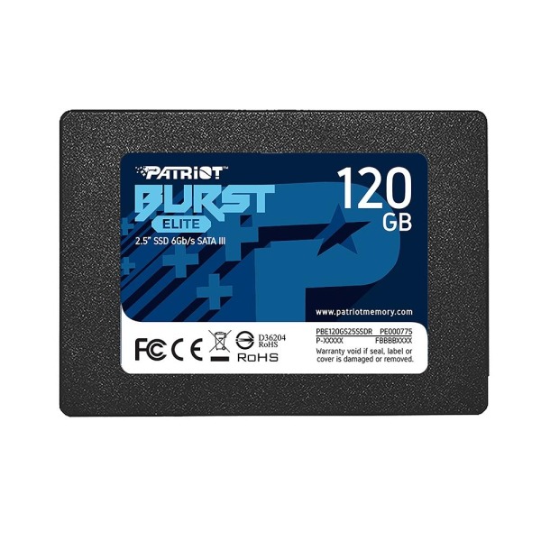 SSD Sata III Patriot Burst Elite PBE120GS25SSDR - 120GB