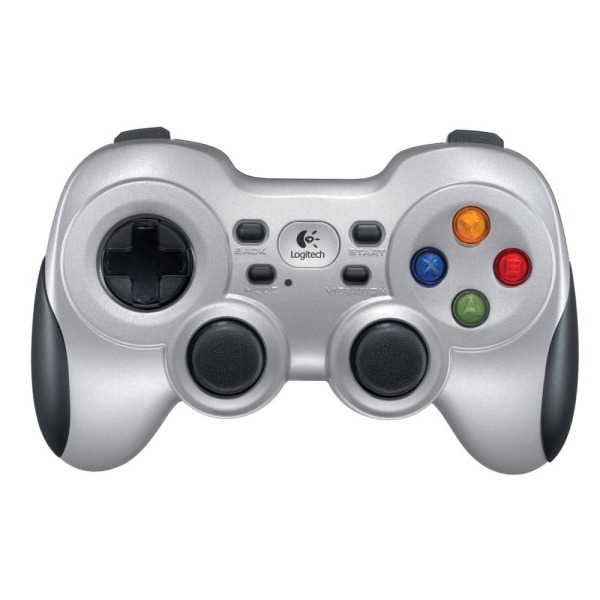 Controle de Jogos sem fio Logitech F710 para PC e TV 940-000117 - Prata