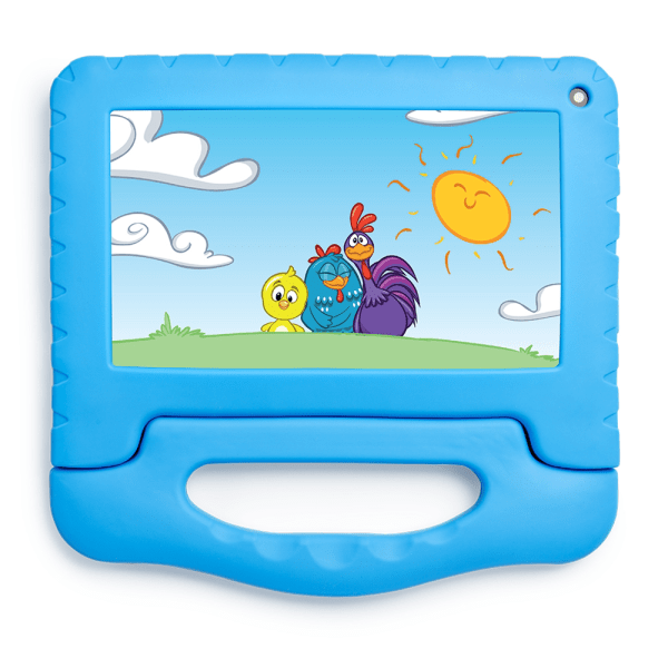 Tablet Multilaser Galinha Pintadinha 32GB Tela 7 Pol Android 13 Kids Space - NB401