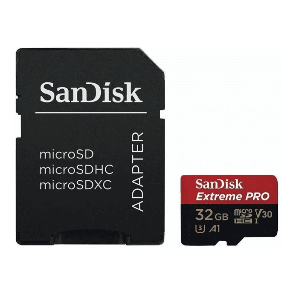 Cartão de Memoria SanDisk Extreme PRO MicroSDHC UHS-I, 32GB com Adaptador - SDSQCG-032G-GN6MA