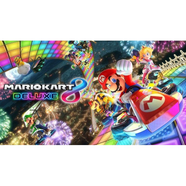 Console Nintendo Switch 32GB + Mario Kart 8 Deluxe - Vermelho/Azul