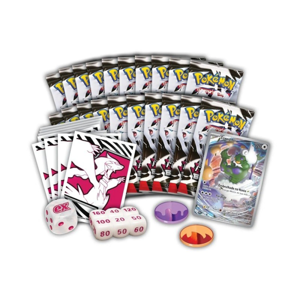 Box Coleção Treinador Avançado: Escarlate e Violeta Fogo Branco - Pokémon
