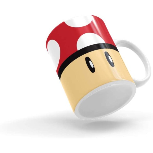 Caneca Gamer Cogumelo Vermelho Grow Up