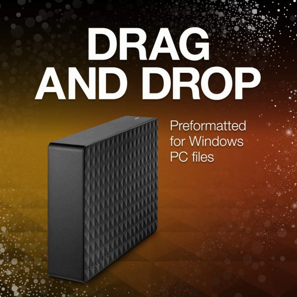 HD Externo Expansion Seagate 14TB STEB14000400 - Preto