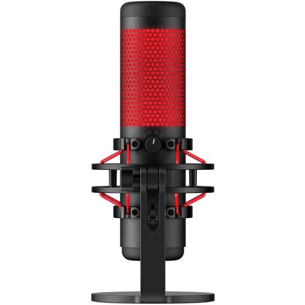 Microfone Gamer HyperX USB Quadcast HX-MICQC-BK - Preto