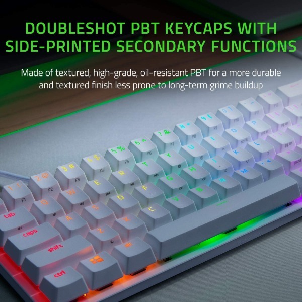 Teclado Razer Huntsman Mini Linear Optical RGB - Branco