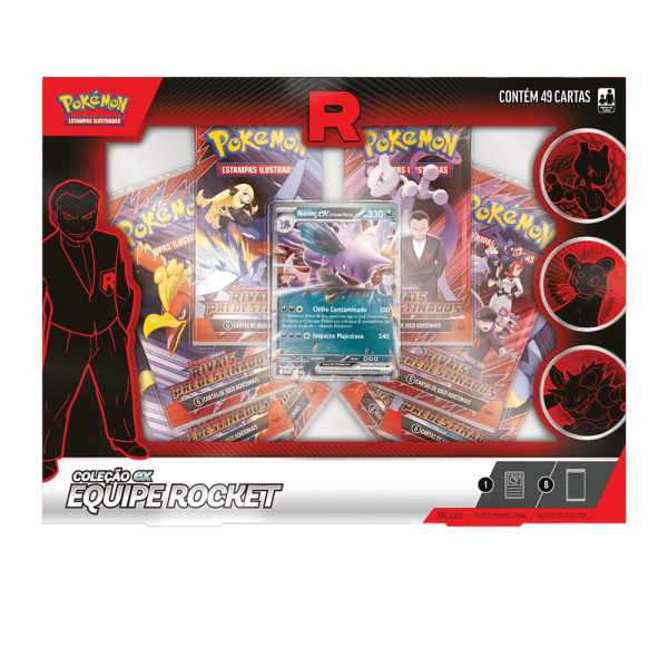 Box Pokémon Coleção EX: Equipe Rocket - Nidoking